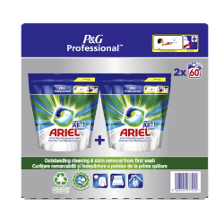 Ariel Profesional Universal, 2 pachete x 60 capsule, 120 spalari
